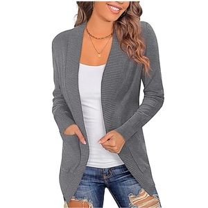Flash Sale American Eagle Outfitters Cardigan Lightweight Gray Knit Size S
